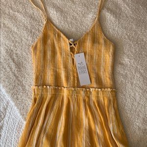 Yellow summer tank